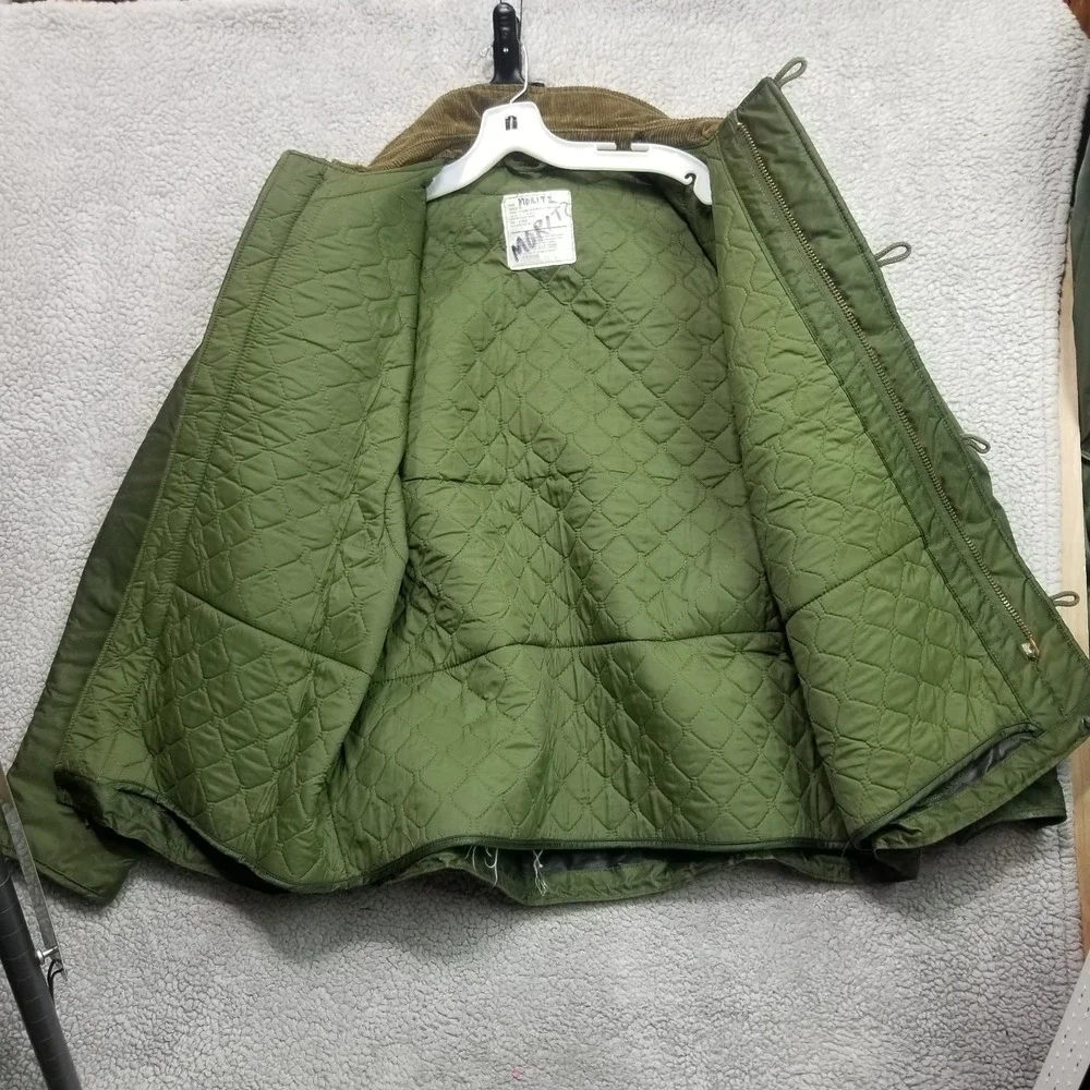 US Military Jacket Mens XL Green  Extreme Cold Weather Impermeable SEE DESCR
