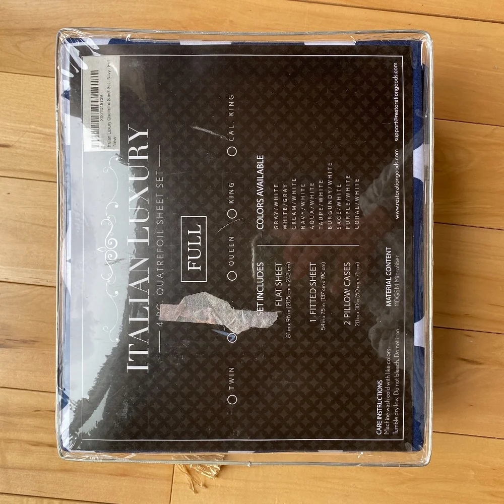 Italian Luxury pillow low wash