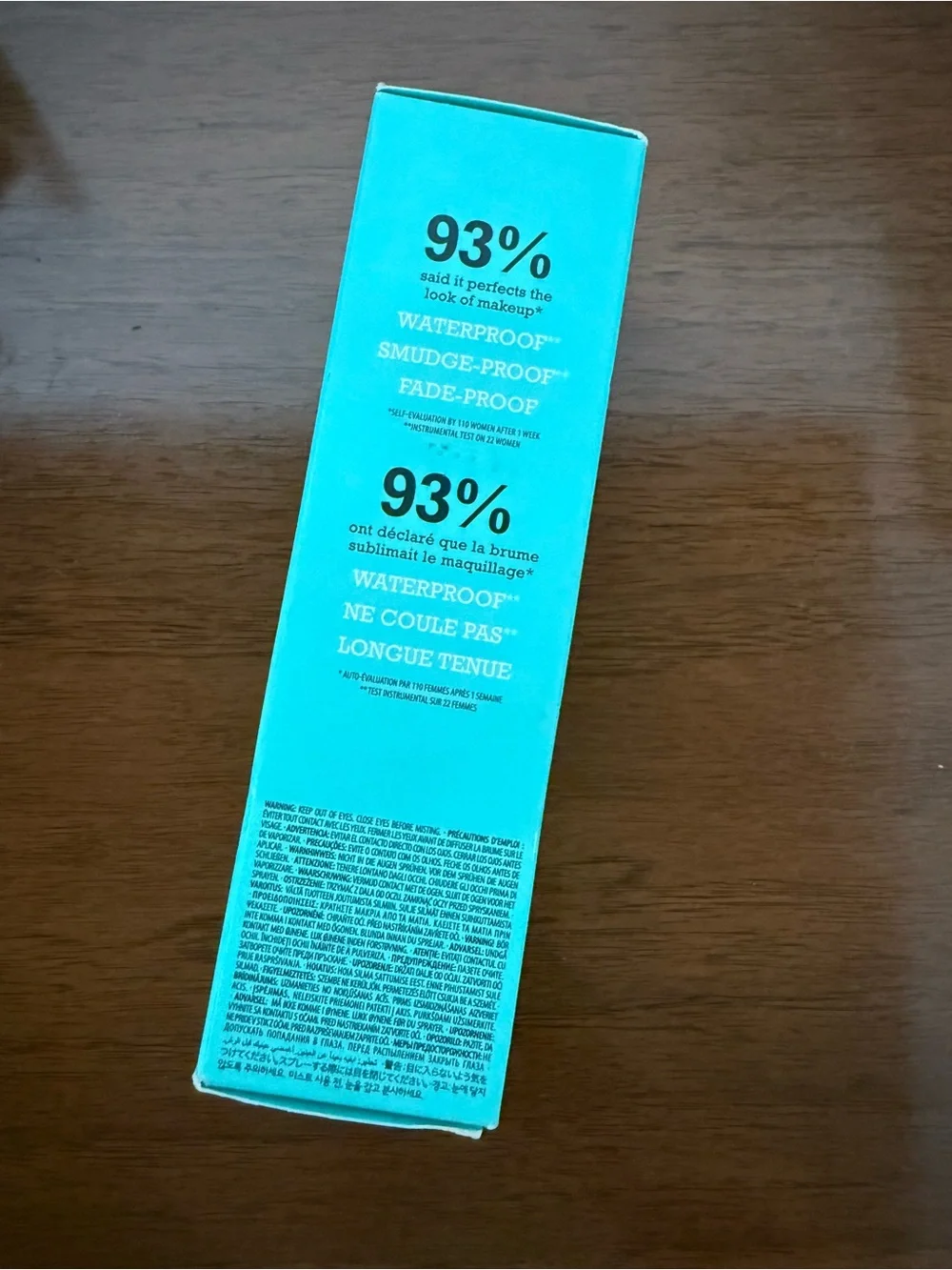 Benefit never opened