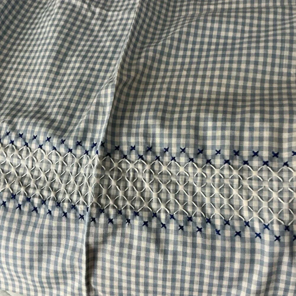 Handmade vintage blue