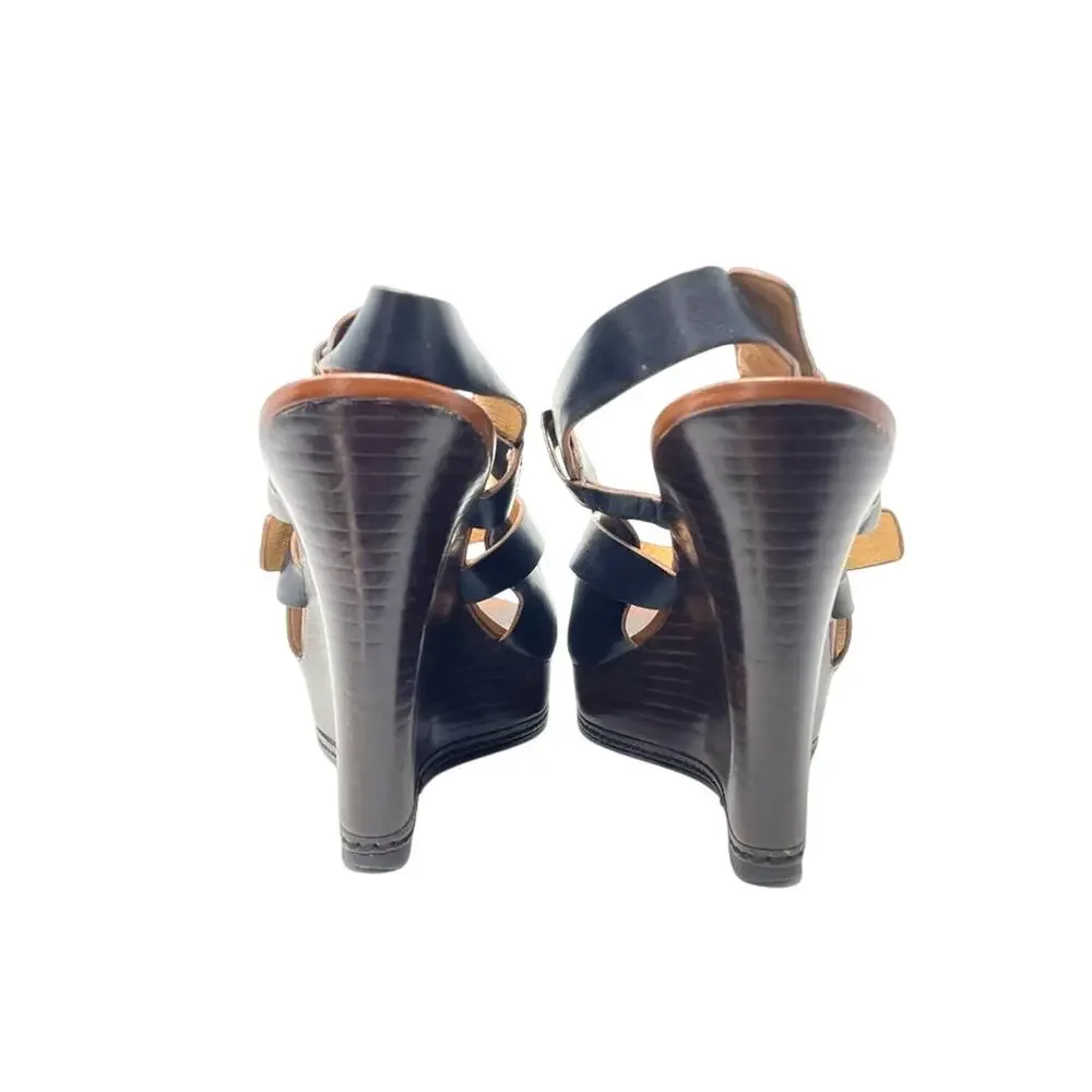Coach black platform