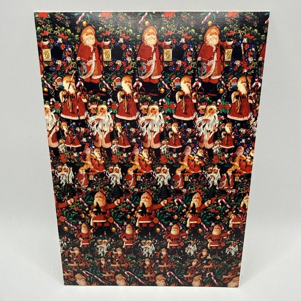 Hallmark 3-D Sensations Christmas Cards Merry Olde Santa 20 Cards 21 Envelopes