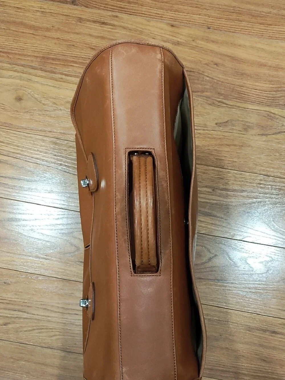 Tan Messenger Bag- Classic Professional Satchel