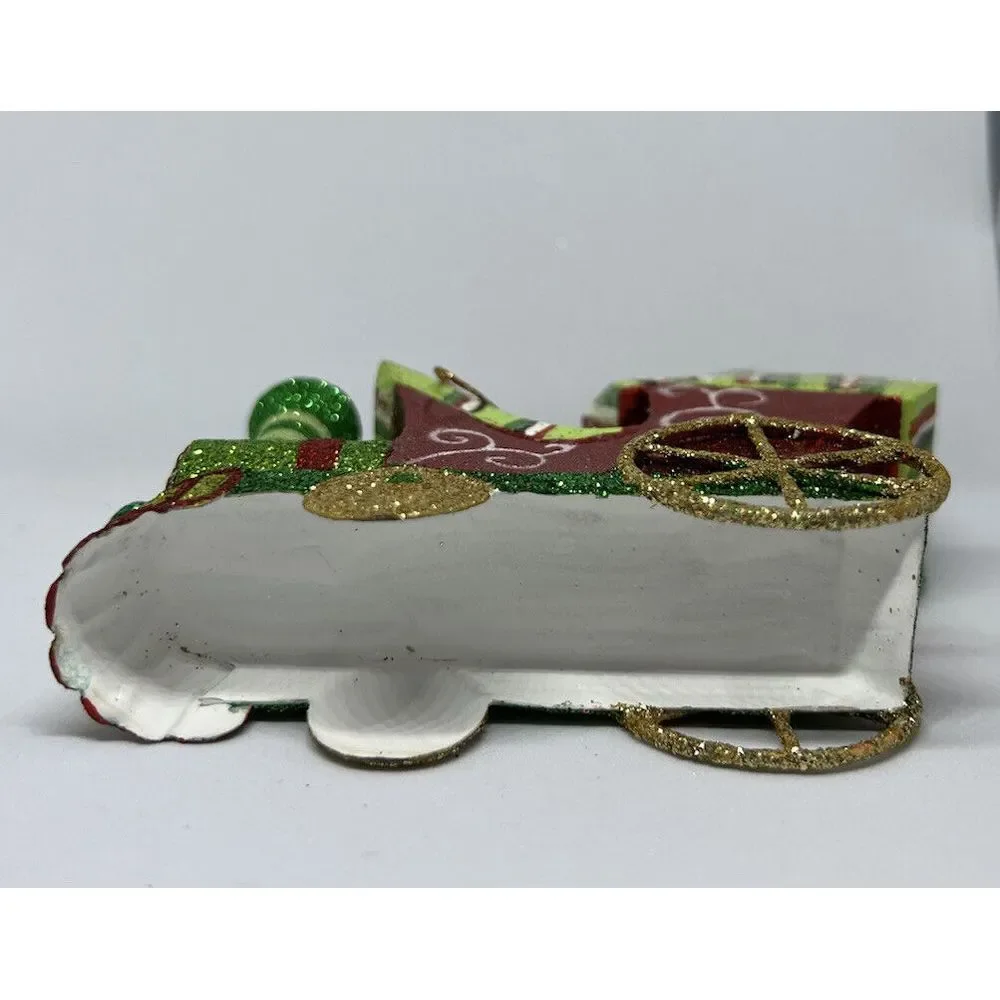 Pier 1 Imports Keepsake Christmas Ornament Handcrafted Lot Of 3 Glass SALE‎ ‼️
