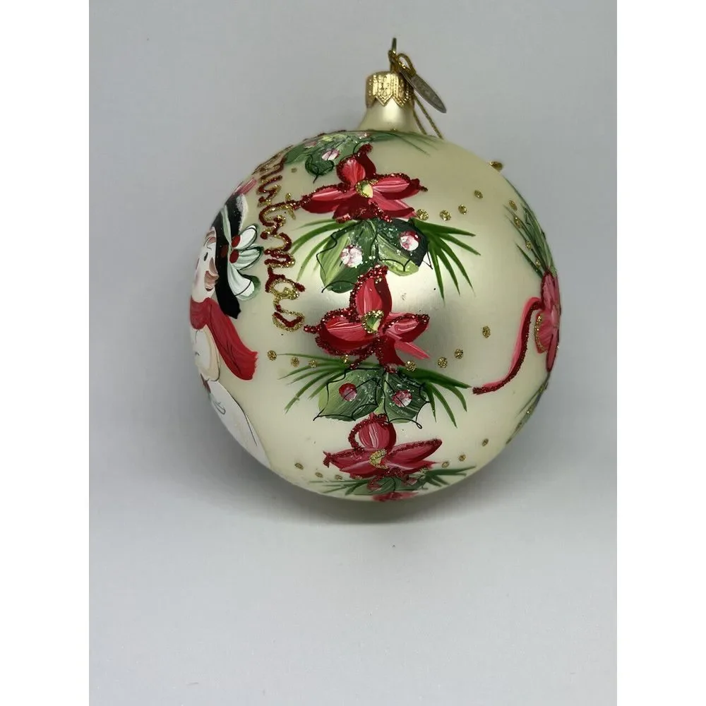Pier 1 Imports Keepsake Christmas Ornament Handcrafted Lot Of 3 Glass SALE‎ ‼️