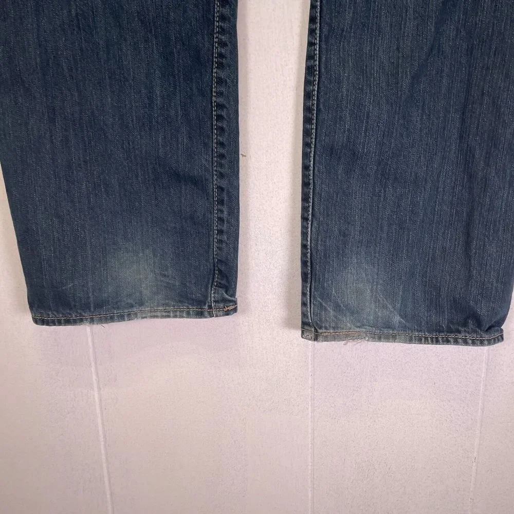 Levi's 501 Button Fly‎ Jeans Men 38x29 Blue Denim BlokeCore ClassicCore Straight