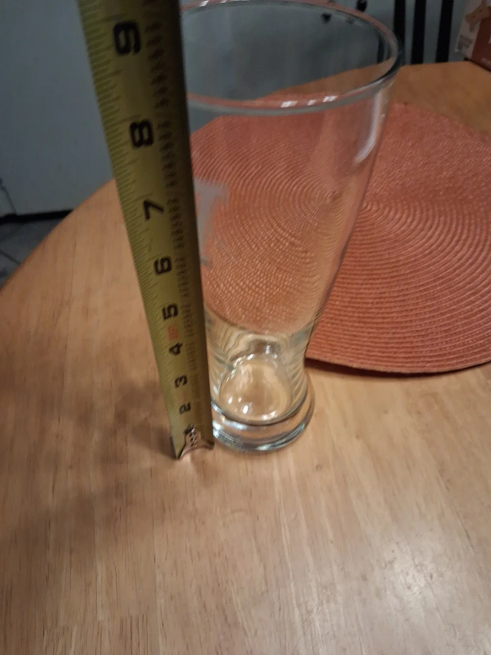 University Of Virginia 20 Ounce Pilsner Glass With White Etching Logo