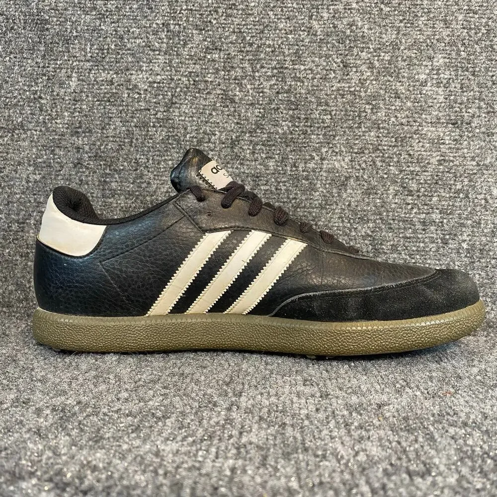 Adidas Samba Spikeless Golf Shoes Men's 11 Black White Leather Casual Athletic