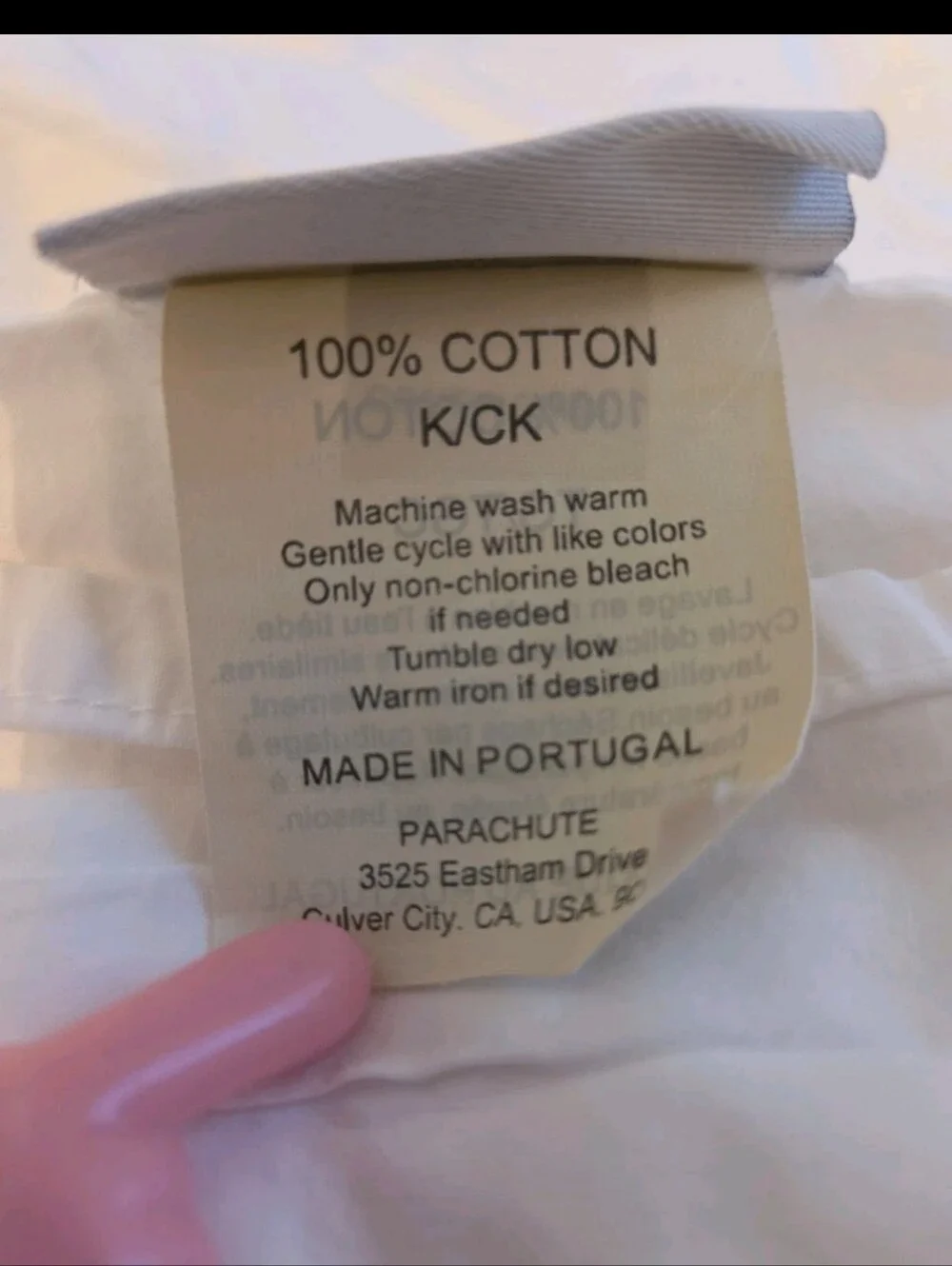 Parachute 100% cotton
