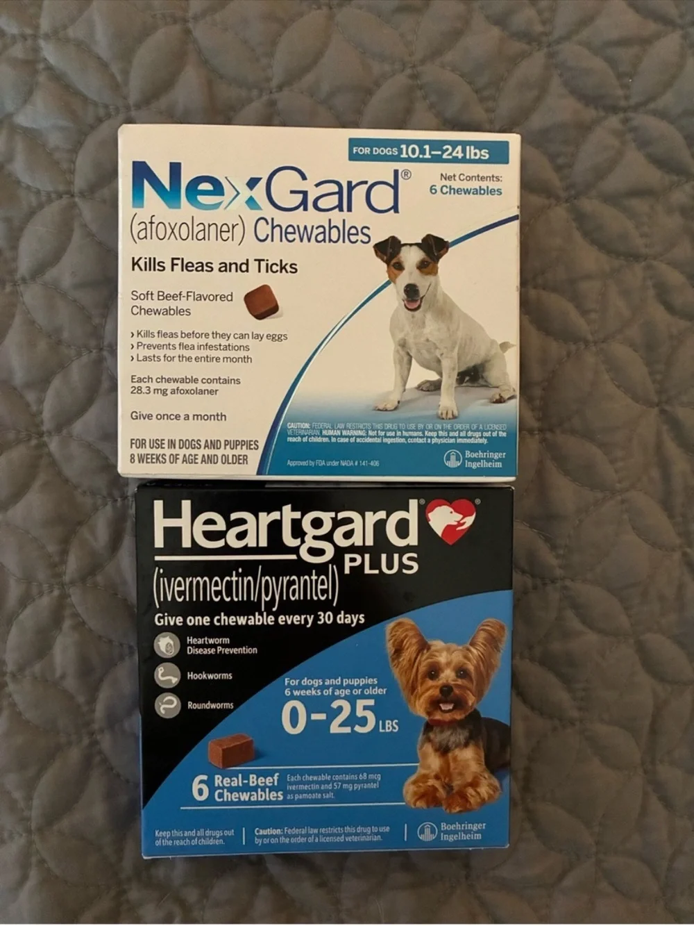 Nexgard & heartgard plus bundle 6 month supply’s