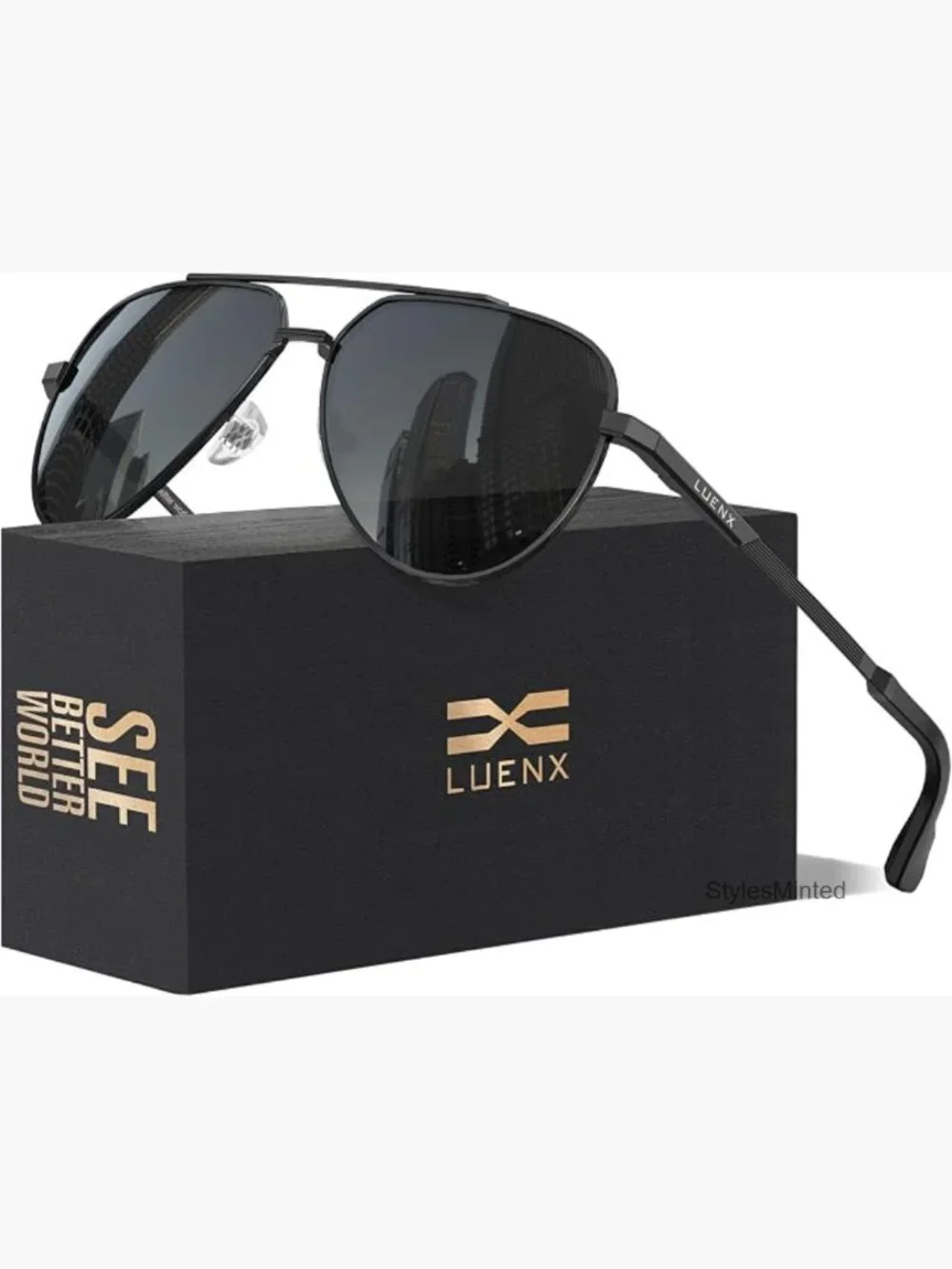 Polarized Aviator Sunglasses UV400 Driving Pilot 60mm