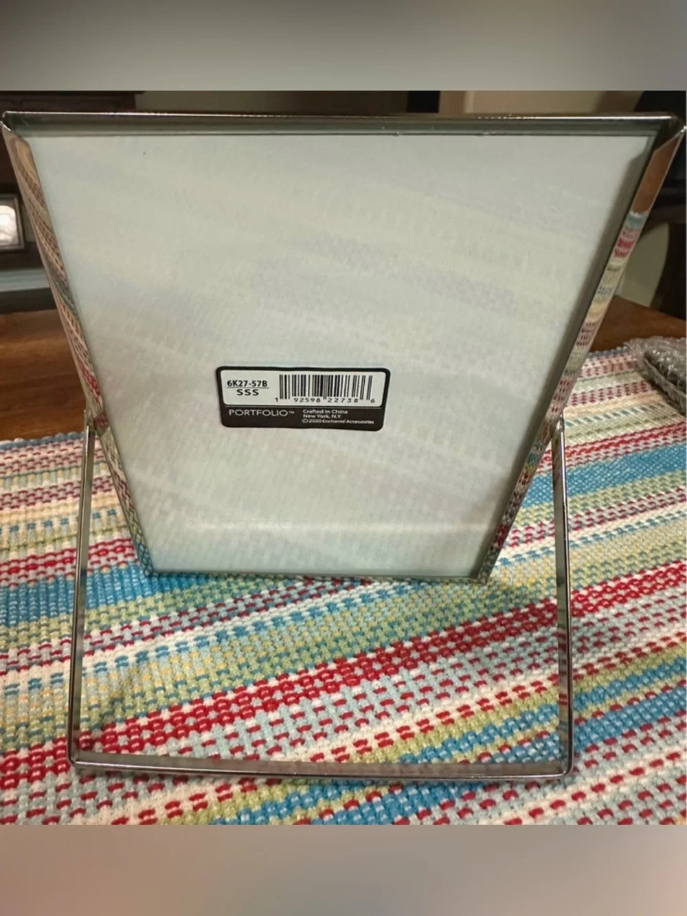NEW 5x7 Silver-tone Photo Frame