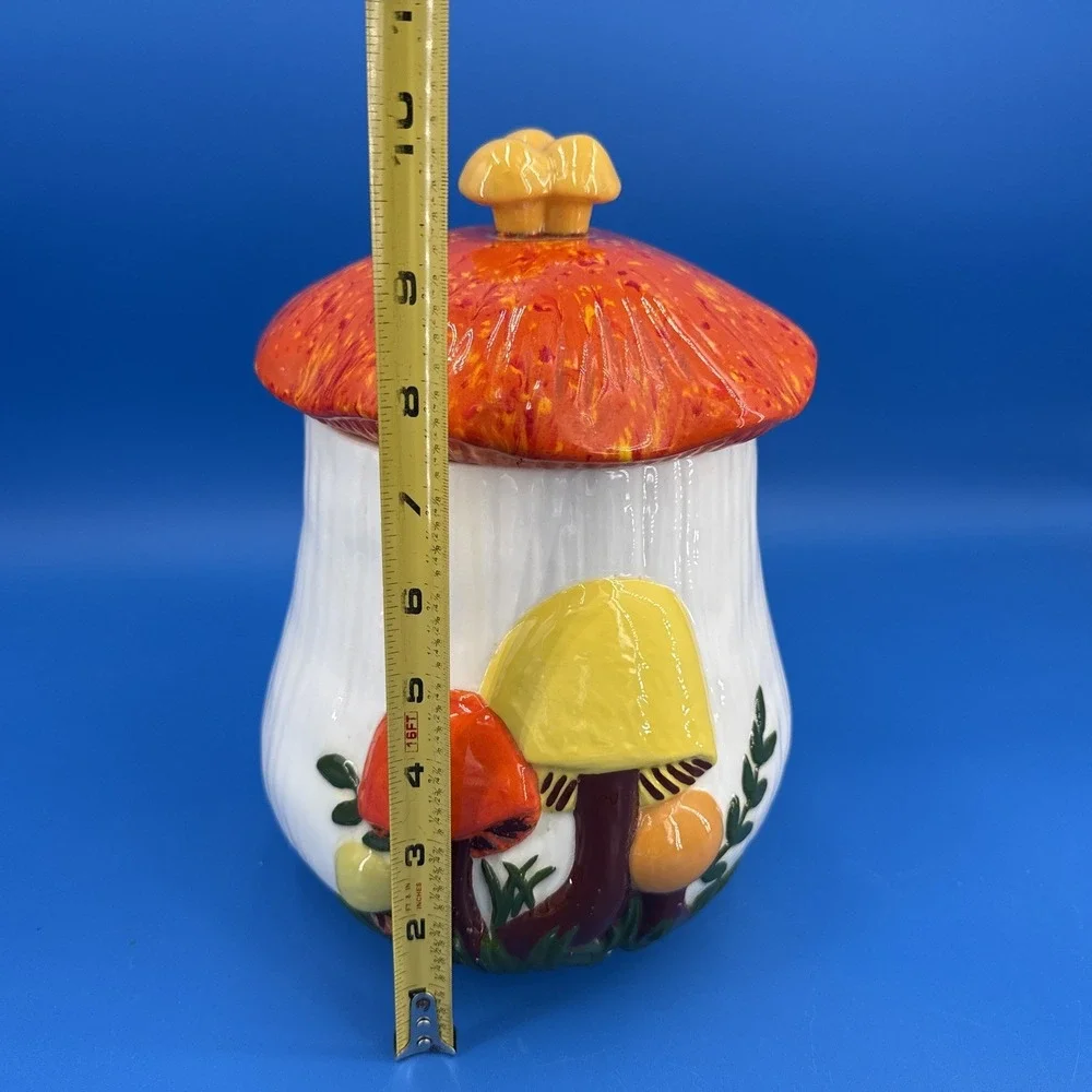 Vintage Arnels Mushroom Canister 10