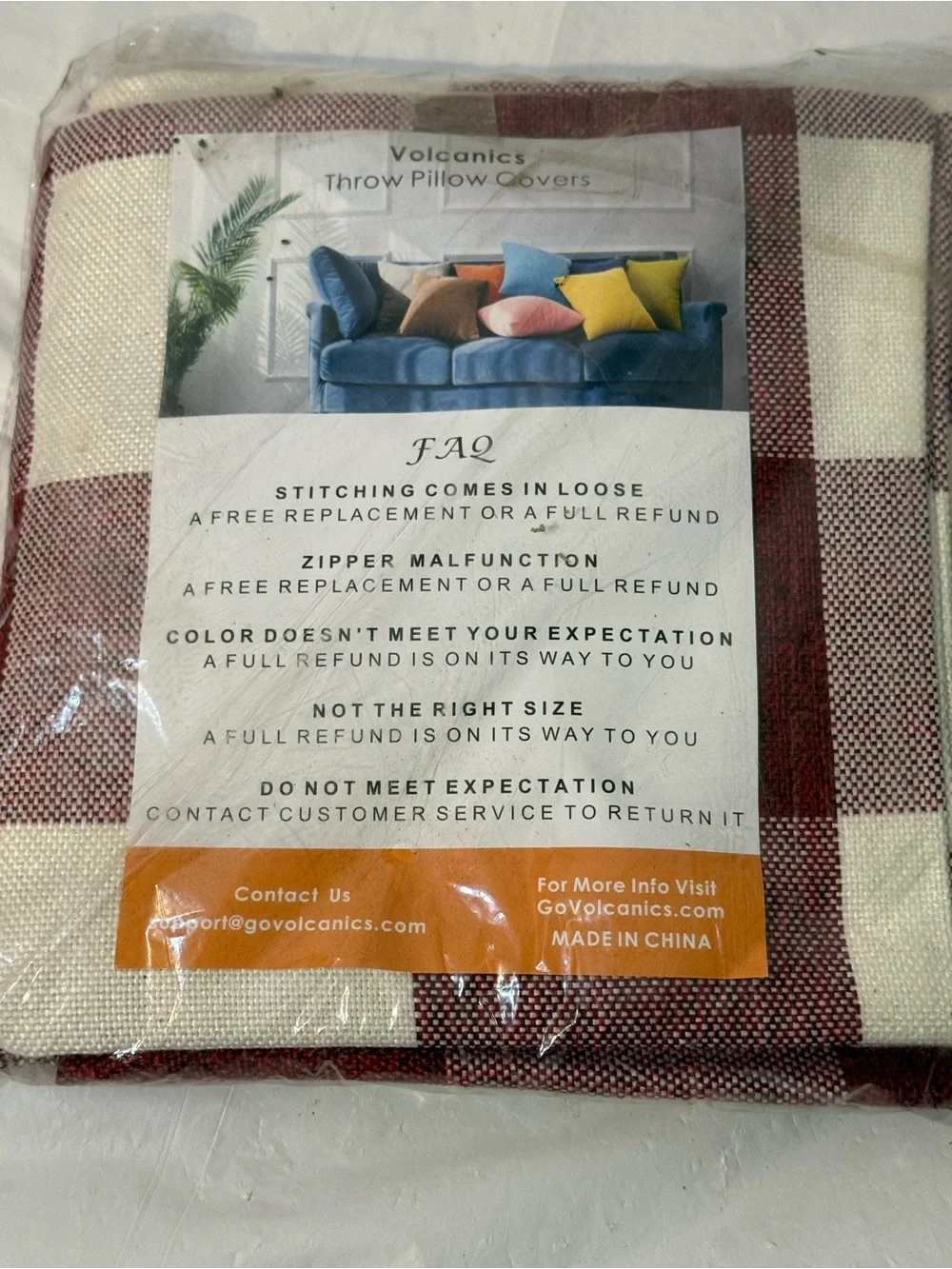 No brand covers pillow