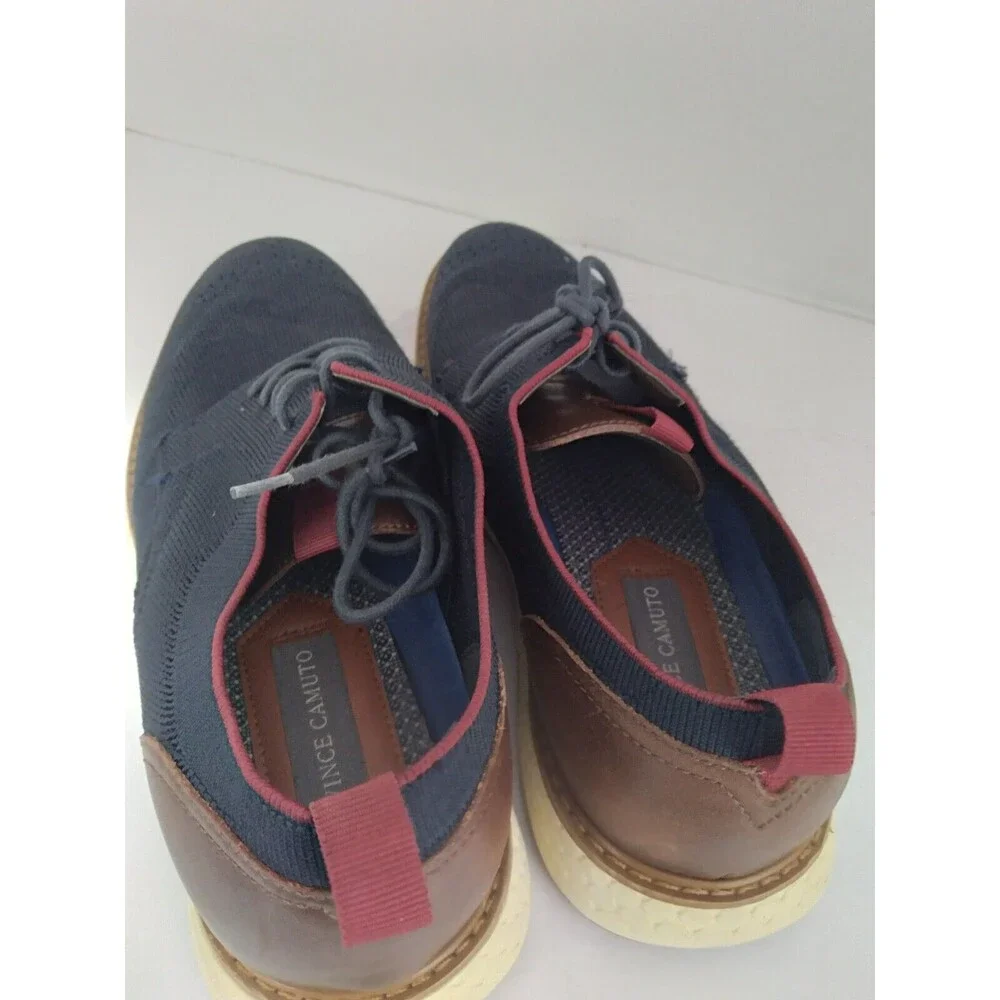 Navy Blue Oxford Dress Shoes Casual‎ Lace Up Comfort Sole Men's