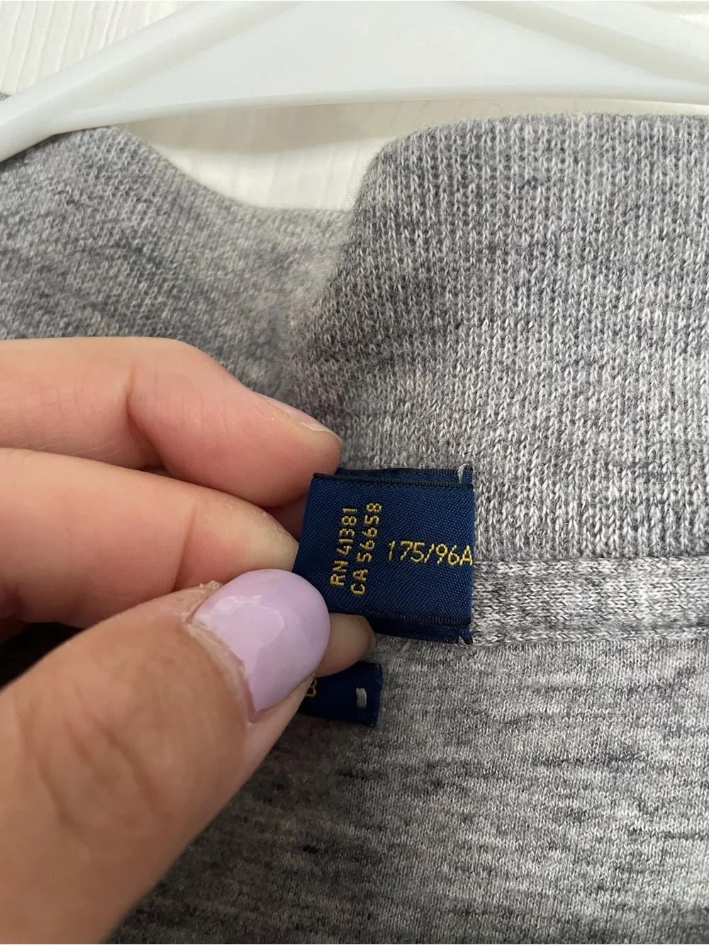 Ralph Lauren soft gray