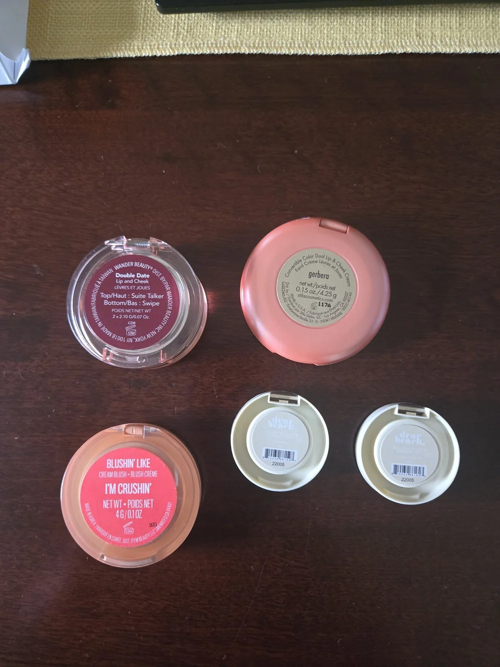 N/A cream blushes
