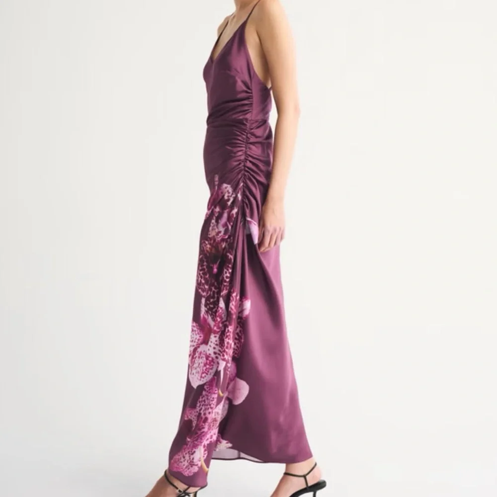 Open-back hardware maxi dress