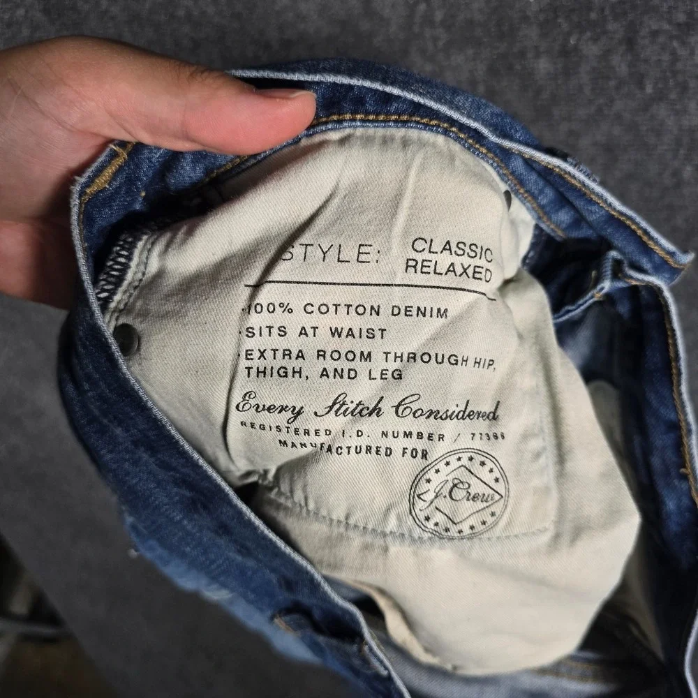 J. Crew 31x31 measured