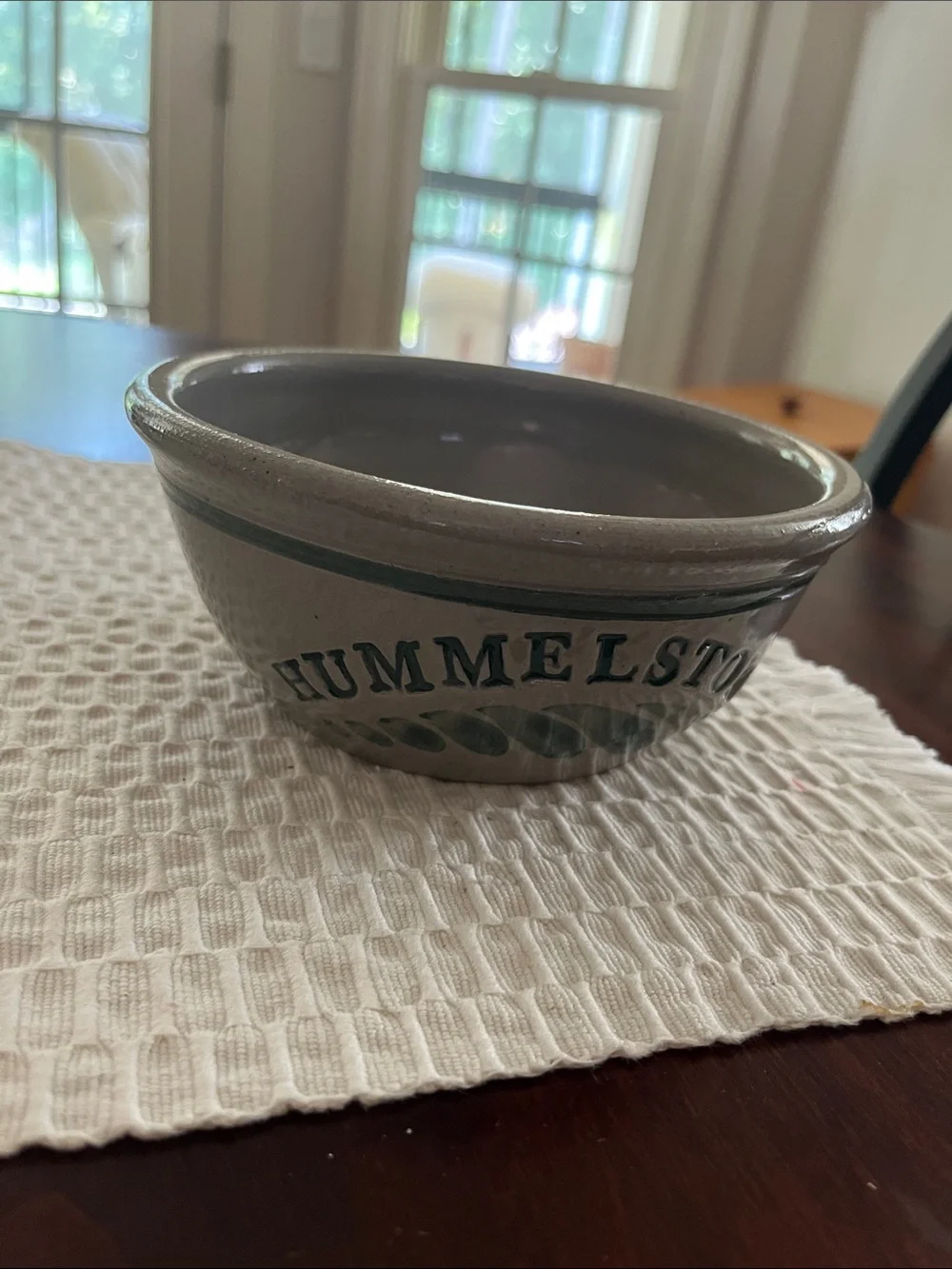 Hummel Green and Gray Stoneware Vase