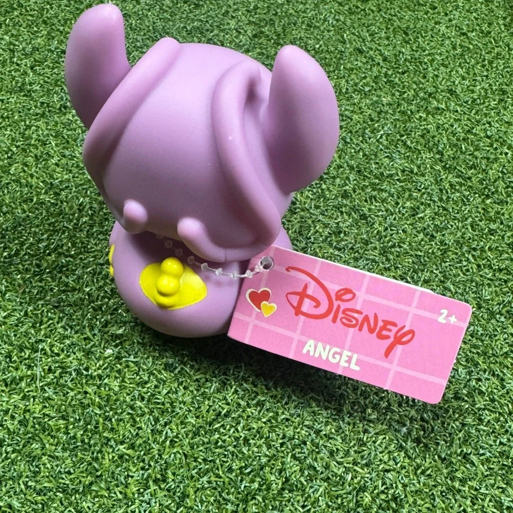 Disney Angel Rubber Duck Lilo Stitch Bath Toy Just‎ Play Collectible Figure