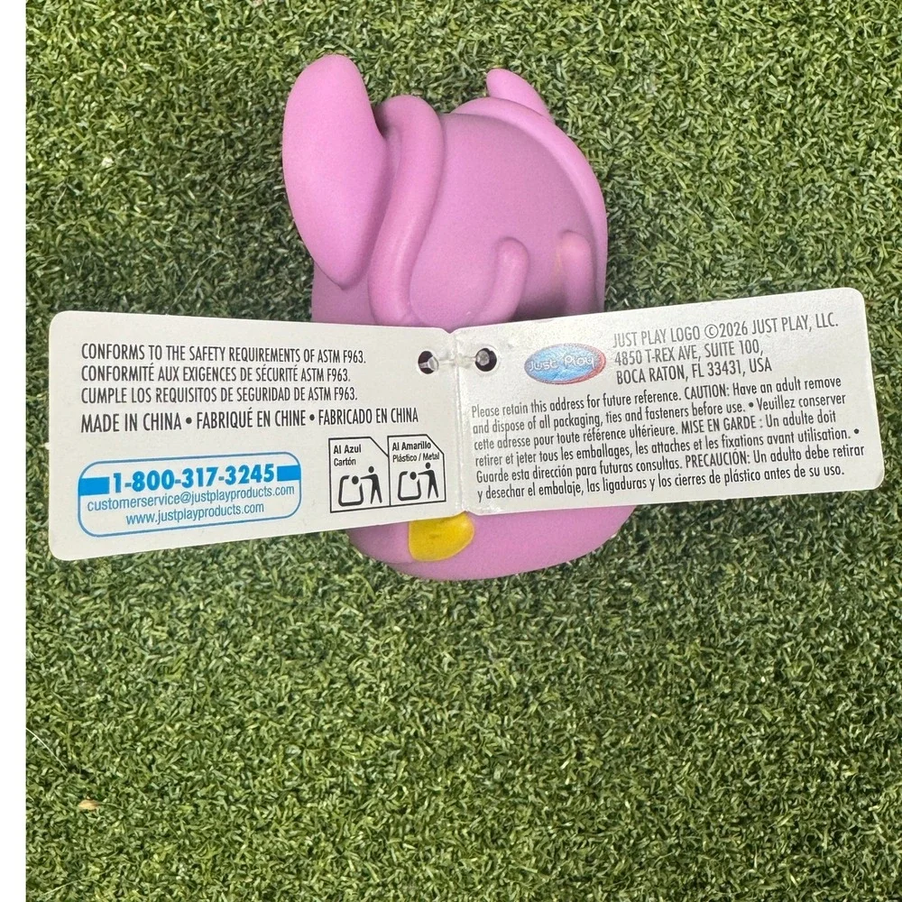 Disney Angel Rubber Duck Lilo Stitch Bath Toy Just‎ Play Collectible Figure