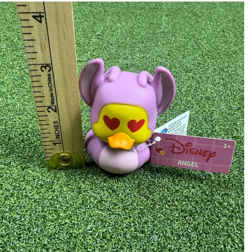 Disney Angel Rubber Duck Lilo Stitch Bath Toy Just‎ Play Collectible Figure