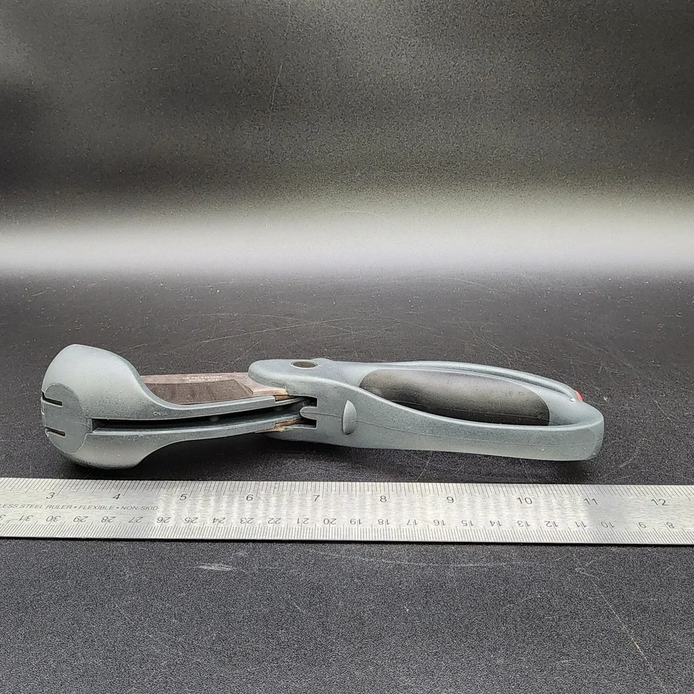Pampered Chef OS Gray Salad Chopper Kitchen Shears Dual Blade Vegetable Scissors