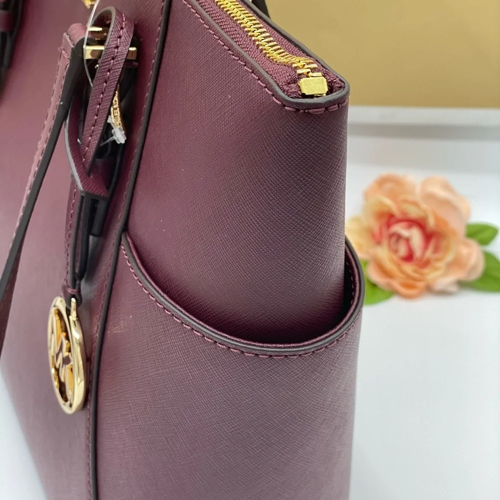 Michael Kors leather kors zip