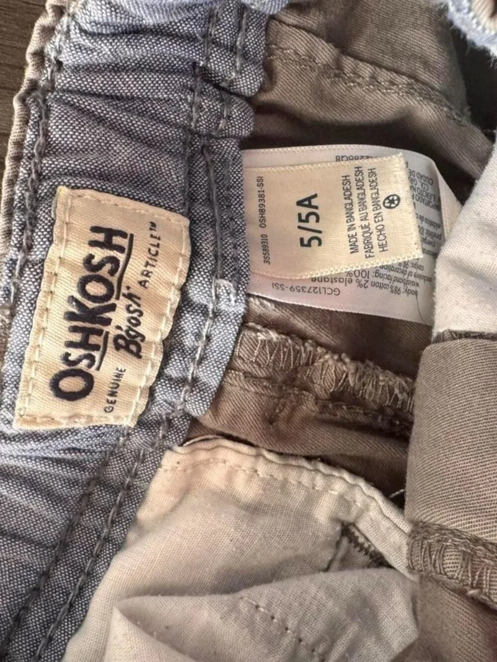 OshKosh Bgosh length inseam