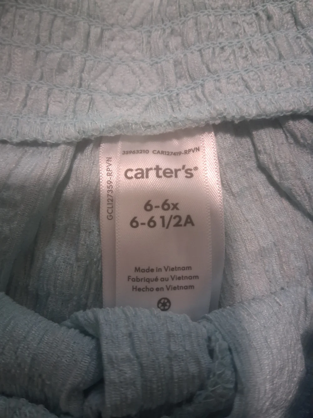 Carters soft textured