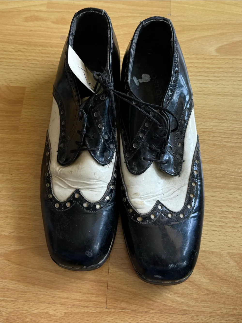 Vintage tuxedo shoes