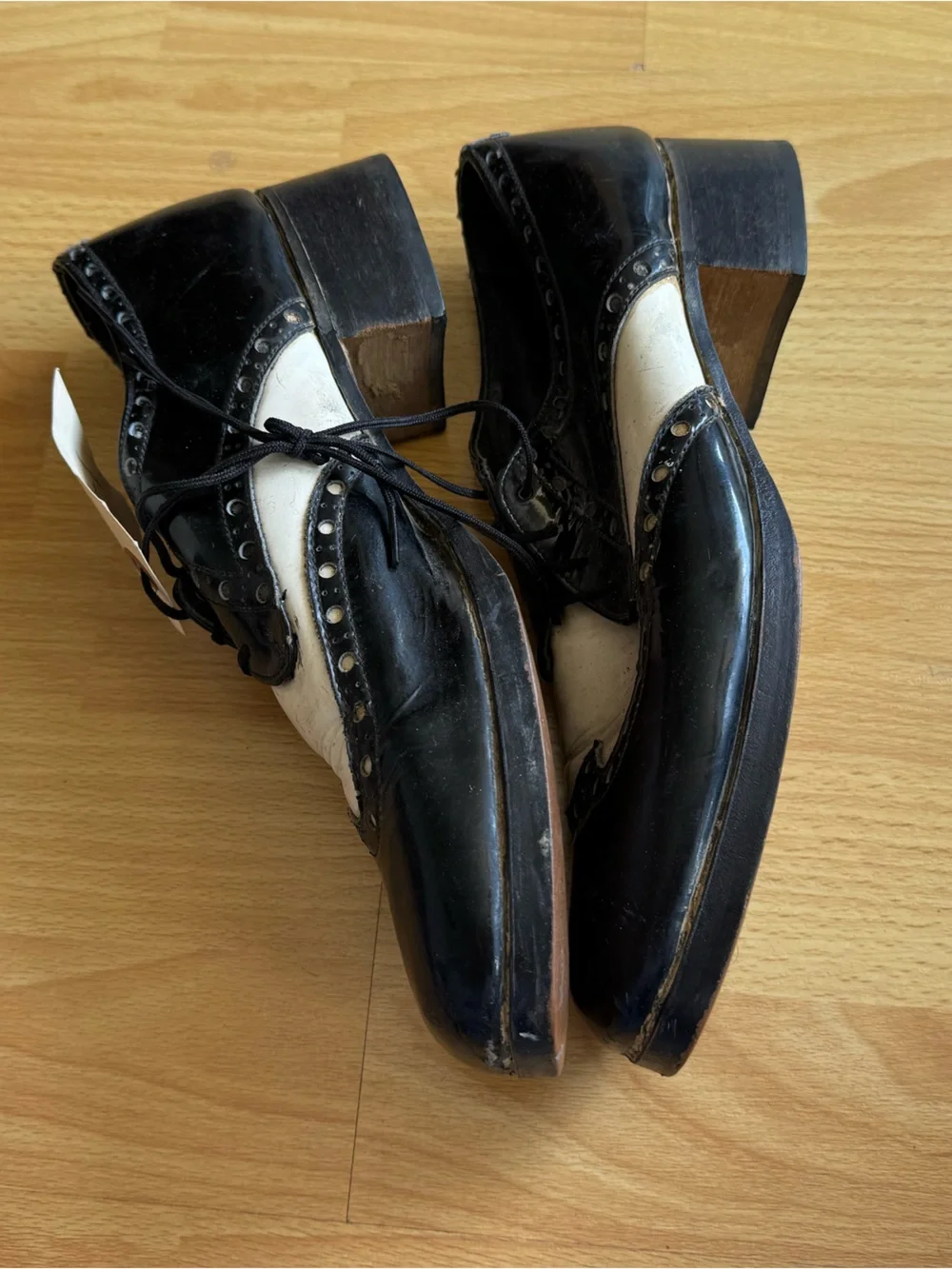 Vintage tuxedo shoes