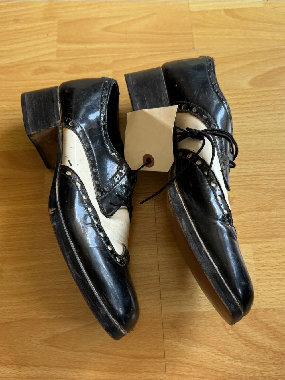 Vintage tuxedo shoes