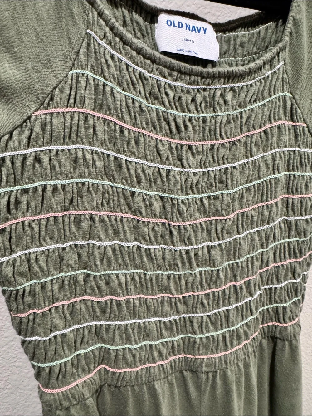 Girls Old Navy Olive Green Jumpsuit