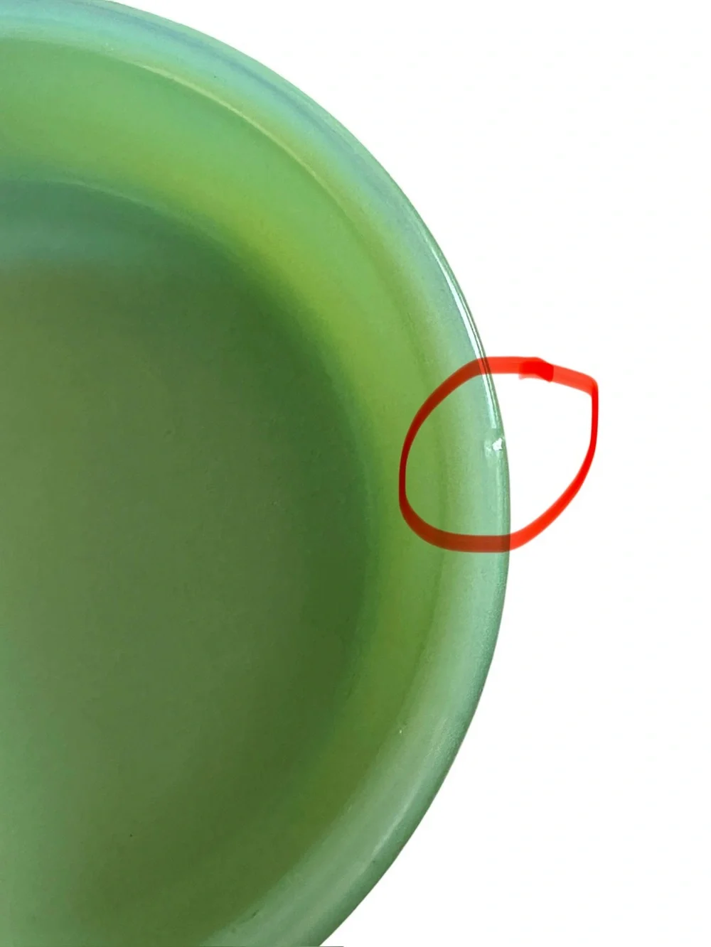Jadeite Green Glass Round Antique Powder Jar Trinket Box Vtg Candy Dish READ