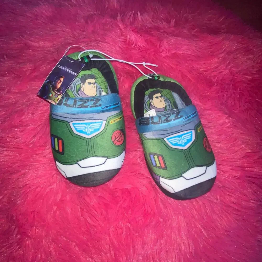Disney Pixar‎ Buzz Lightyear Toddler Boys' Slippers Size XL 11/12 NEW