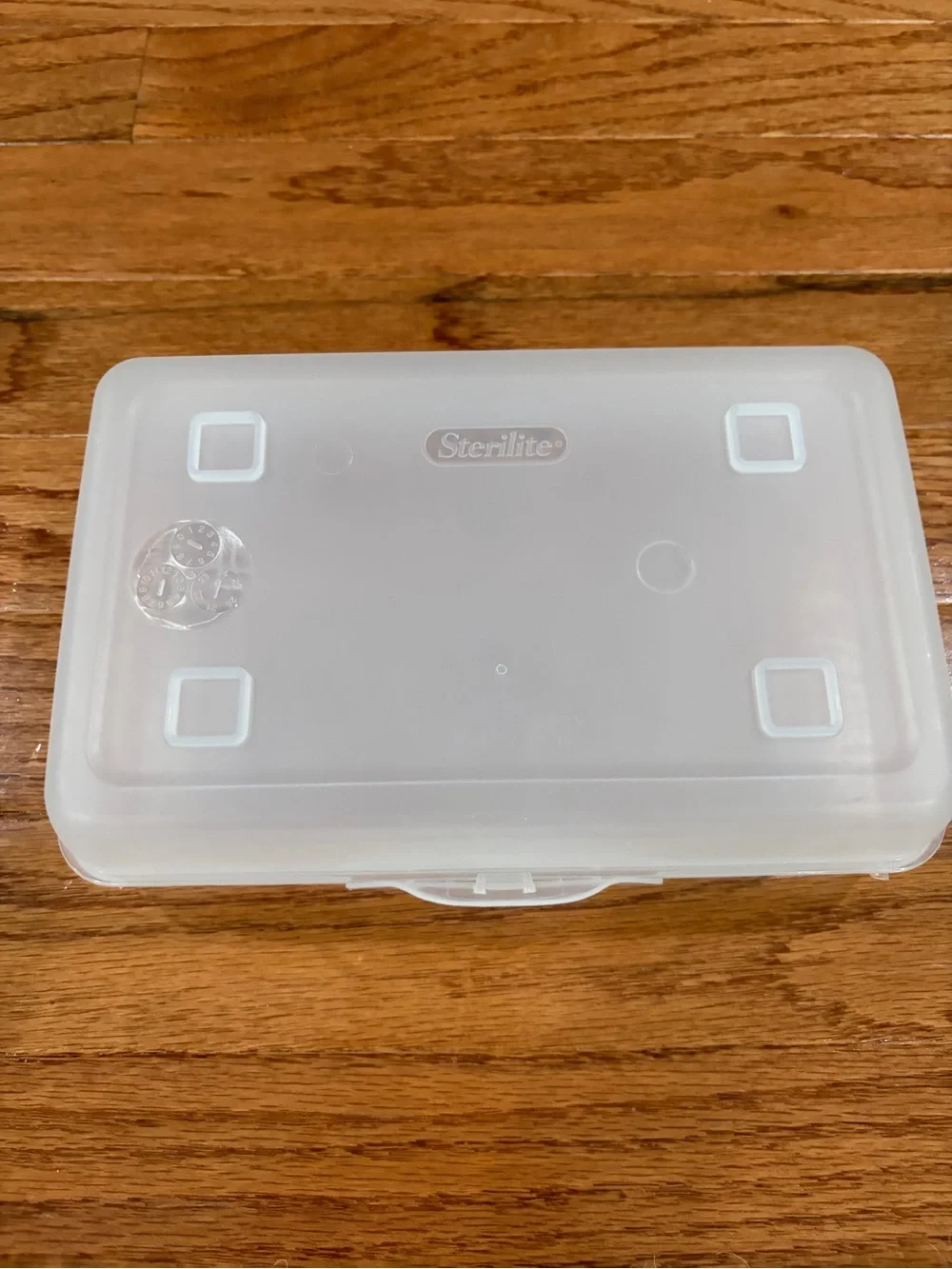 Sterilite Clear Plastic Organizer Box - Compact Storage