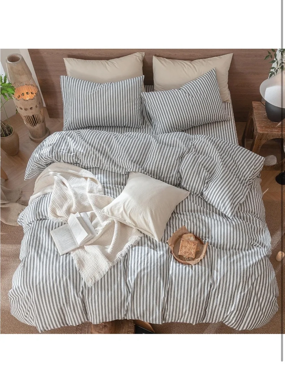 Moomee striped duvet