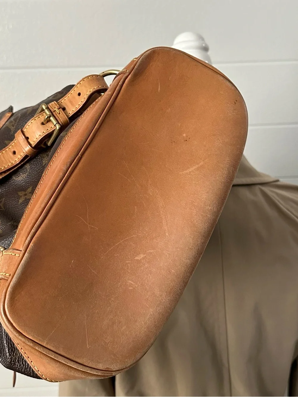 Louis Vuitton Montsouris MM Vintage Monogram Backpack
