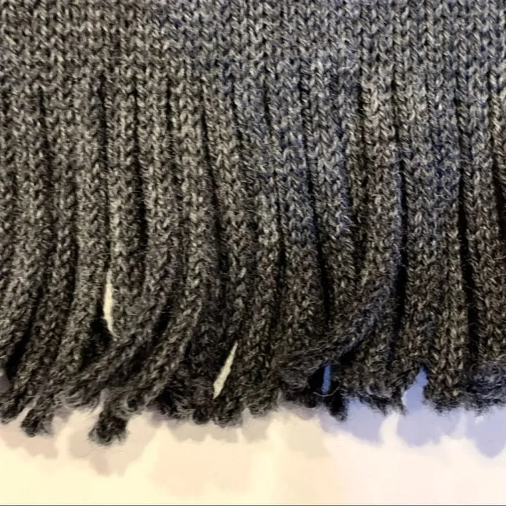 NWOT Hugo‎ Boss Gray Acrylic Winter Scarf
