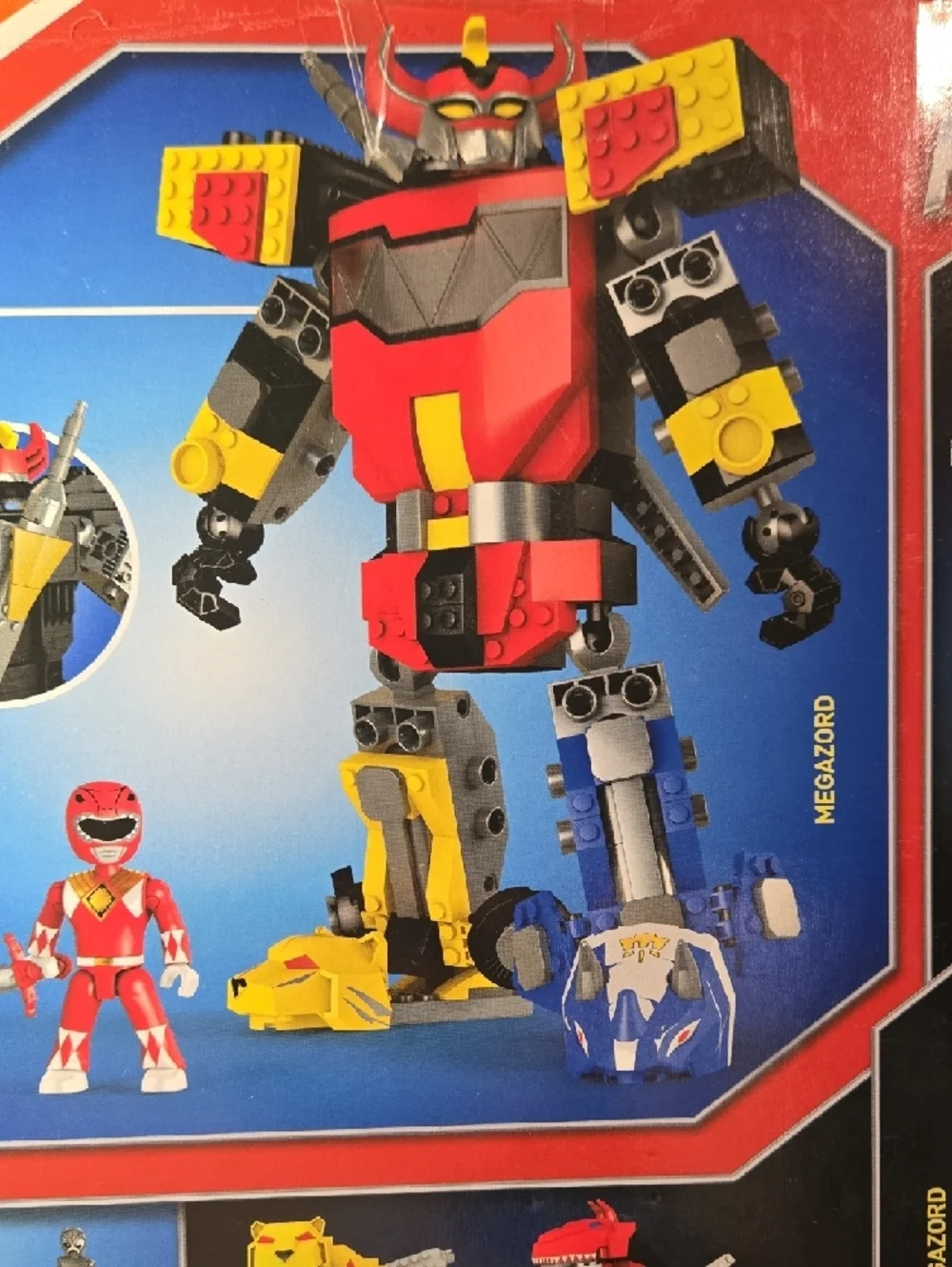 Used Power Rangers Mighty Morphin Megazord Set Mega Construx