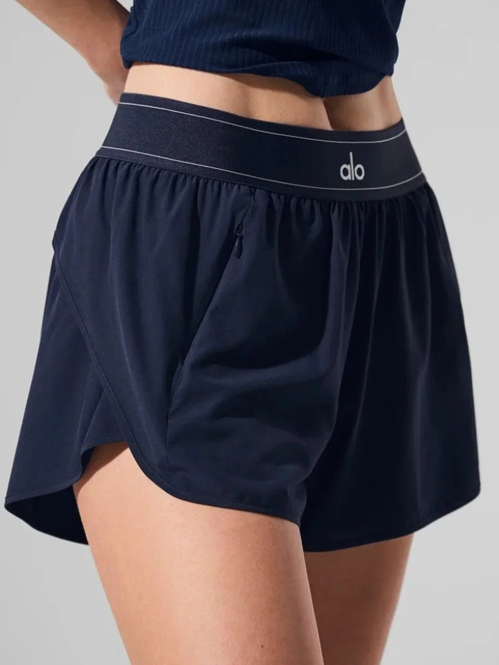 ALO Yoga Navy Blue Athletic Skort
