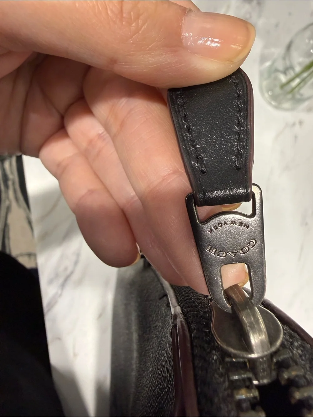 Coach sleek structured