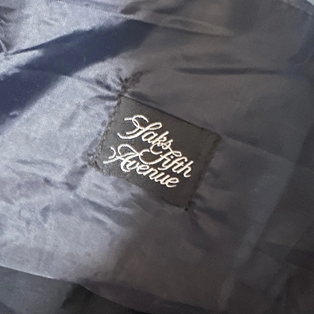 Saks Fifth Avenue leather two lined