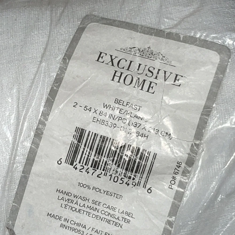 Exclusive Home Curtains new but