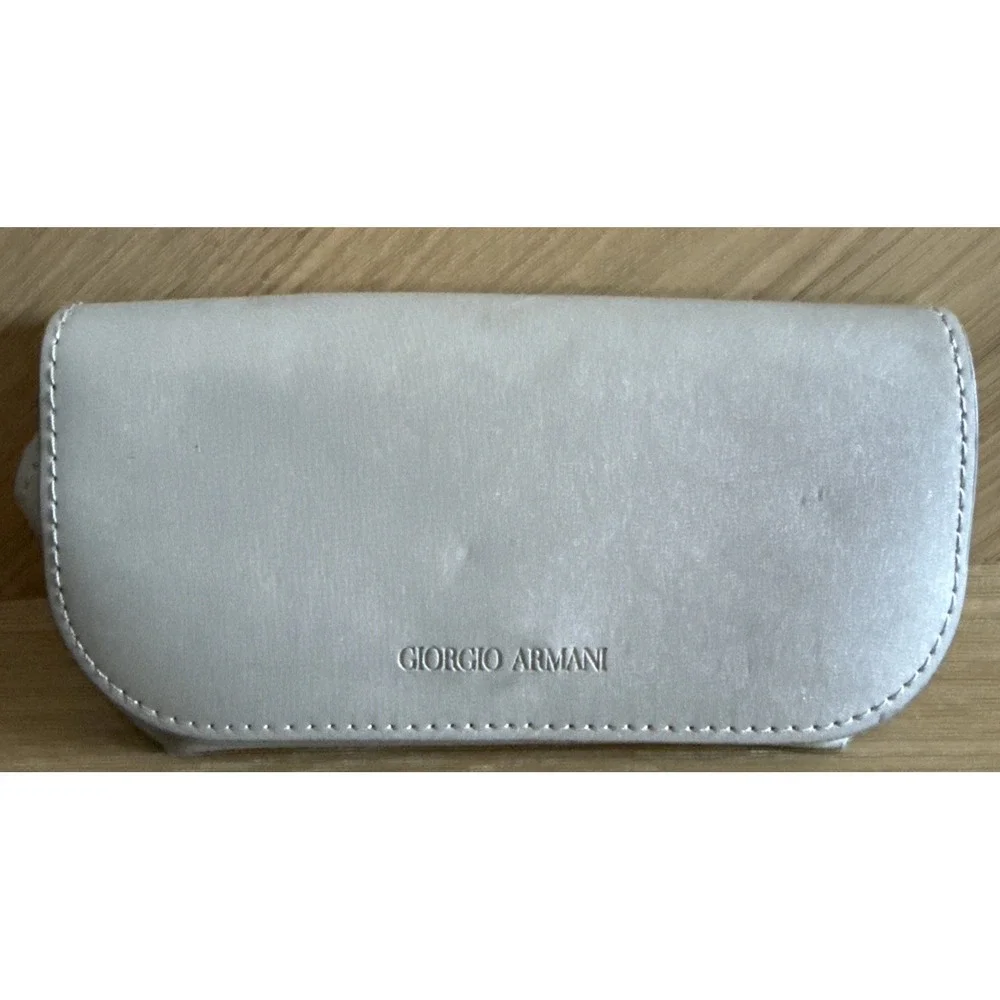Giorgio Armani Sunglasses Eyeglasses Case Soft Shell Felt Lined Travel Carrier‎