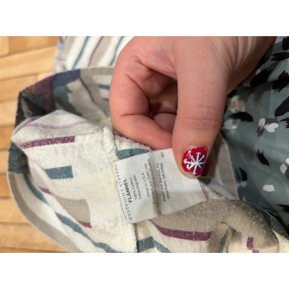 N/A cotton flannel