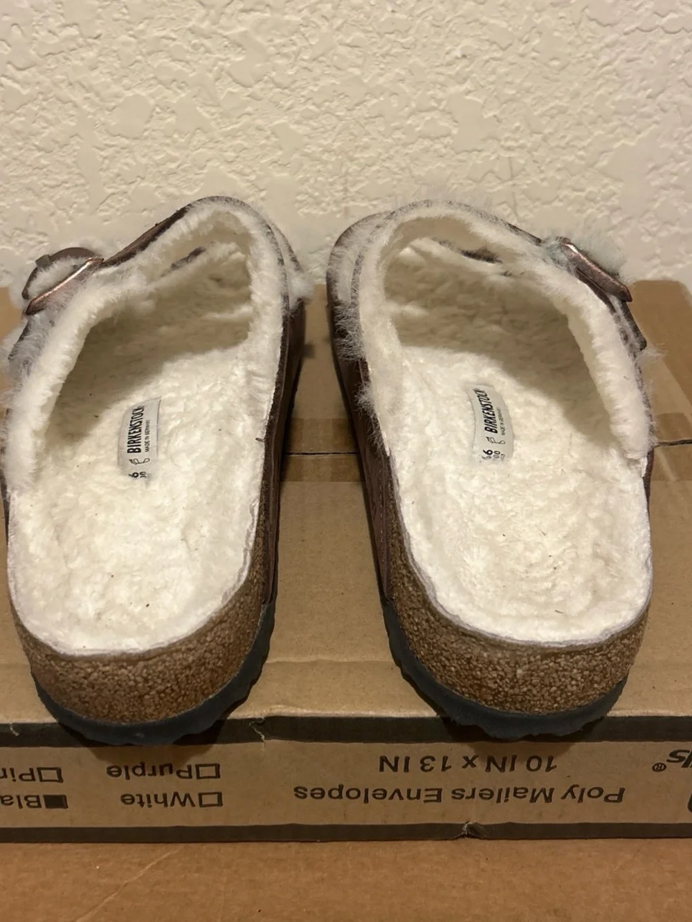 Birkenstock pair worn