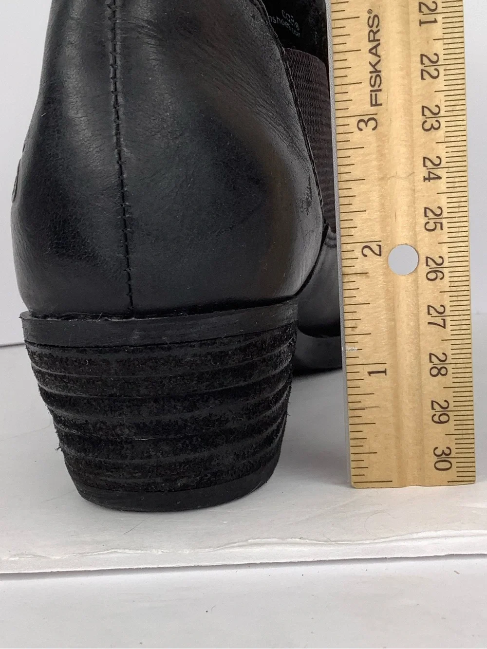 Born black leather